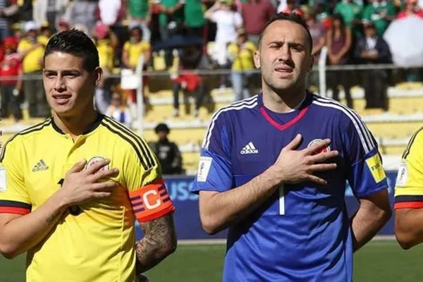 El volante habló sobre el arquero de Napoli donde es figura y también en la Selección Colombia.