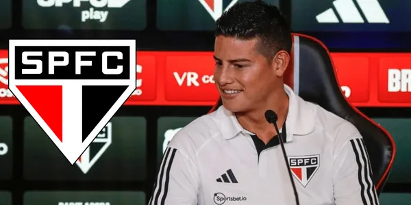 El volante James Rodríguez, sigue demostrando su cariño a todos los aficionados del São Paulo.