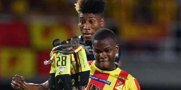 El volante matecaña anotó el gol de la clasificación de su equipo ante Independiente del Valle.