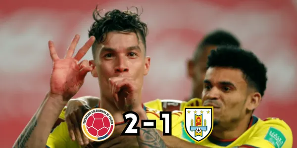 El volante Matheus Uribe, le está dando una victoria de oro a la Selección Colombia.