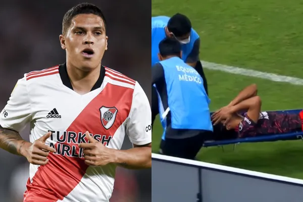 El volante no podía creer la lesión que sufrió su compañero Robert Rojas, el jugador llevaba sus manos hacía la cara en señal de asombro y preocupación por su compañero quien recibió una dura patada de un jugador de Alianza Lima.