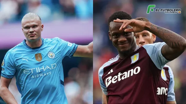 Eling Haaland y Jhon Jader Durán Foto: X