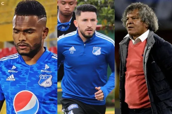Elvis Perlaza e Israel Alba tiemblan en Millonarios por un crack que busca Alberto Gamero