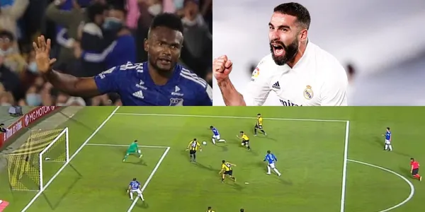 Elvis Perlaza marcó un golazo con Millonarios FC por la Fase de Grupos de la Copa Sudamericana 2023.