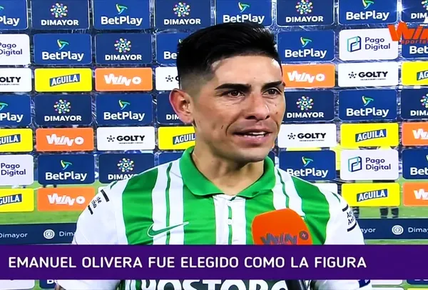 Emanuel Olivera fue clave contra Millonarios FC y habló en el post-partido.