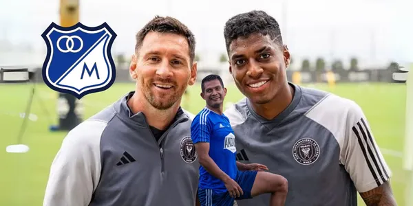 Emerson Rivaldo y Lionel Messi en el Inter de Miami. Foto tomada de Diario AS y Gol Caracol.