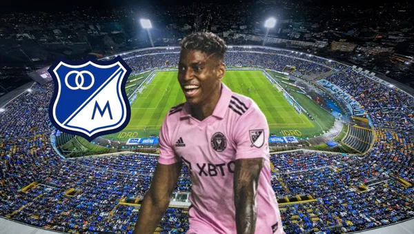 Emerson Rodríguez a nada llegar a Millonarios. FOTO: Infobae