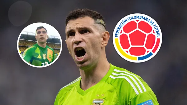 Emiliano Martínez Foto: GQ México, captura de X y Escudoteca