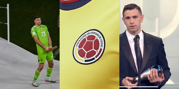 Emiliano Martínez fue premiado como el mejor portero de todo el mundo en los premios The Best.