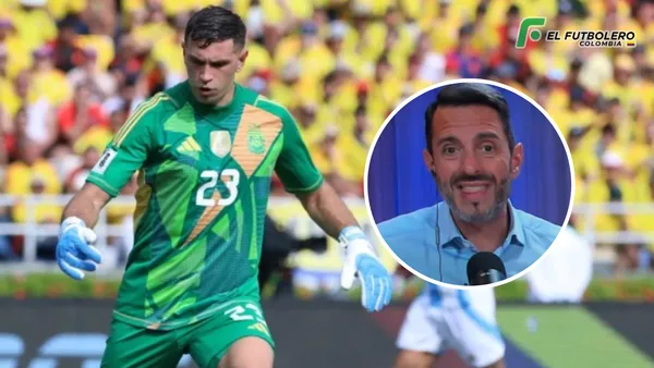 Emiliano Martínez y Pablo Giralt Foto: Captura de X y Futbolred