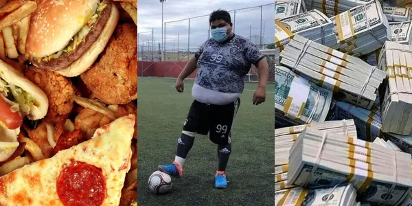 En Colombia hay un jugador que se estaría pasando de la cuenta en el tema alimenticio según los hinchas de su club, pese a que cobra un buen salario y su ficha vale millones.