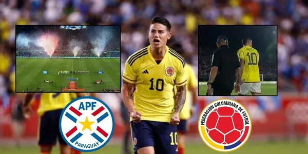 En el Estadio Defensores del Chaco reaccionaron con James Rodríguez.