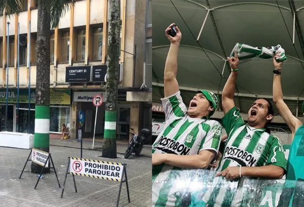 En Ibagué hubo una novedad que le atribuyen a los hinchas de Atlético Nacional de esa ciudad.