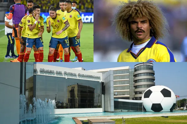 En la entrada del museo de la Conmebol está la figura de un colombiano, no es Carlos Valderrama y en el vídeo que está abajo te decimos quién es ⬇️⬇️⬇️