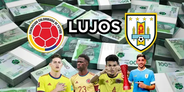 En la previa del partido Colombia contra Uruguay los jugadores James Rodríguez, Luis Díaz y Davinson Sánchez dejaron ver parte de sus lujos.