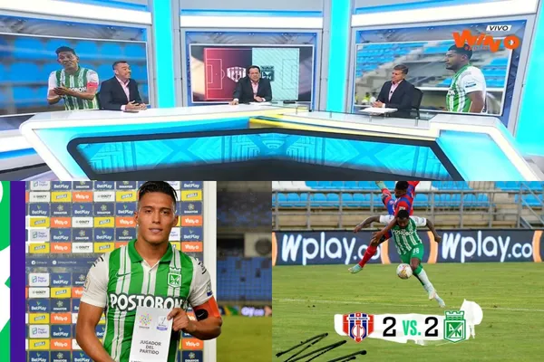 En la transmisión de Win Sports criticaron lo que pasaba con Atlético Nacional en Santa Marta, pero al final el discurso cambió un poco.
