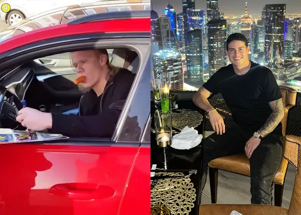 En las últimas horas se hizo viral un vídeo donde aparece Erling Haaland conduciendo mientras come zanahorias, vale la pena recordar cuánto gasta James en una cena de lujo.