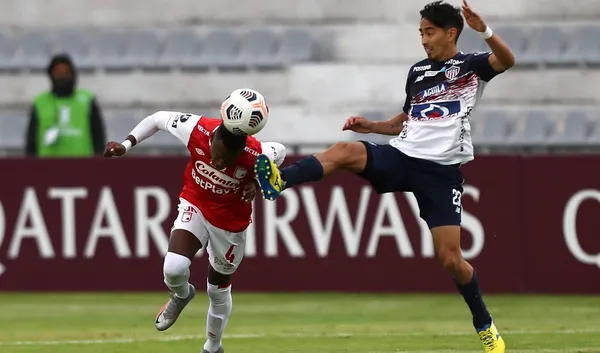 En un partido apretado contra Santa Fe en Ambato Junior no pudo ganar y estará en la Copa Sudamericana