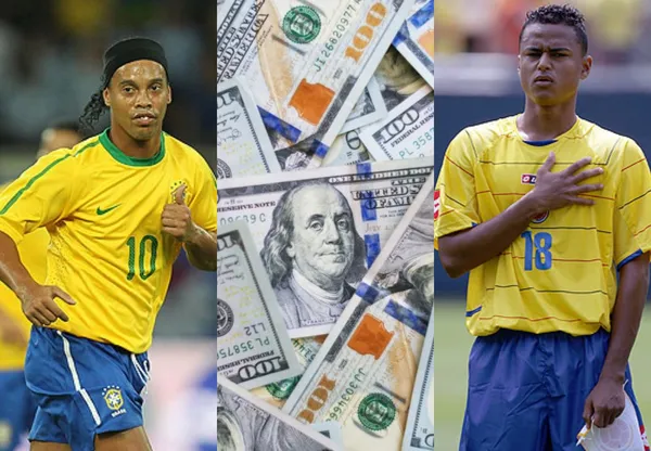 En un partido entre Colombia y Brasil, el exmediocampista logró salir desde la zona defensiva desbordando un caño de calidad sobre el astro brasileño.