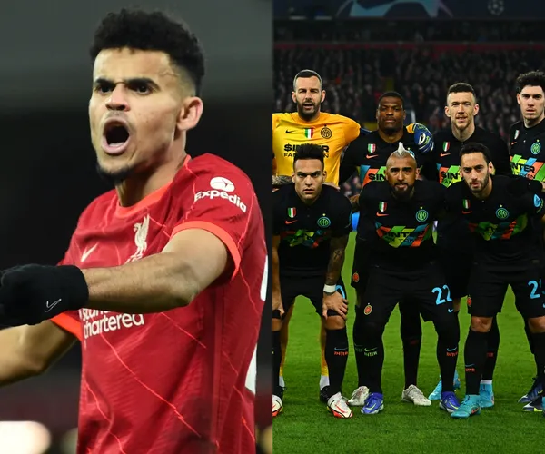 En una de las pocas jugadas que tuvo el colombiano, Arturo Vidal evitó el primer gol del Liverpool.