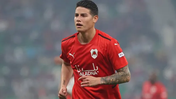 En una nueva jornada en el fútbol catarí James fue titular y dio una asistencia en su equipo.