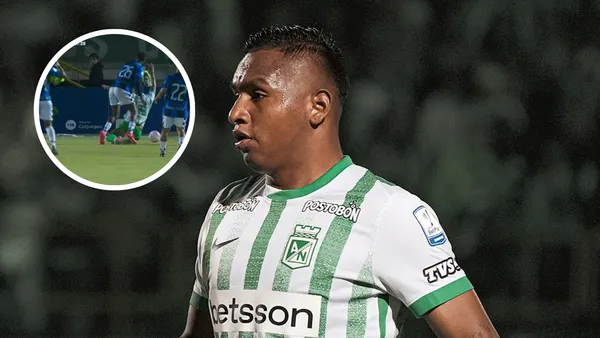 En video, lo que dijo Alfredo Morelos tras el polémico 1 a 1 entre Boyacá Chicó y Atlético Nacional Foto: Captura de Win Sports y Nacionaloficial