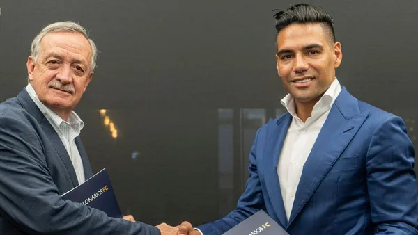 Enrique Camacho y Radamel Falcao García - X @MillosFCoficial