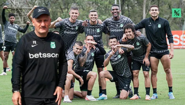 Entrenamiento de Atlético Nacional