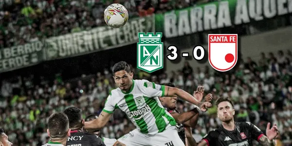 Eric Ramírez le anotó a Santa Fe.