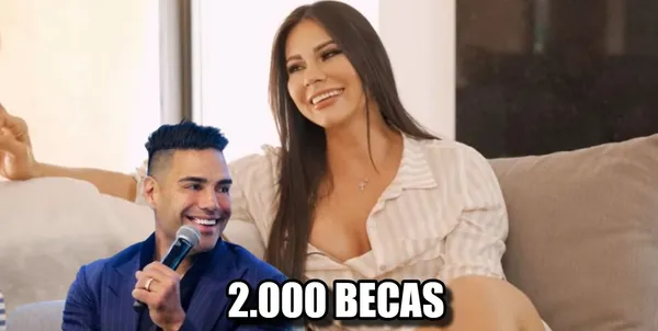 Esperanza Gómez da becas en Colombia y Radamel Falcao tiene un proyecto similar.