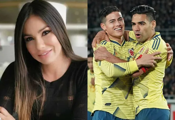 Esperanza Gómez dijo cómo ve a hombres como James Rodríguez y Radamel Falcao.