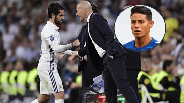 ESPN filtró lo que habló Isco sobre Zinedine Zidane a sus espaldas, luego de que sufriera la misma historia de James Rodríguez en el Real Madrid