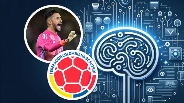 Esta es la elección de la Inteligencia Artificial sobre el arquero de la Selección Colombia Foto: SCI Web y FCF