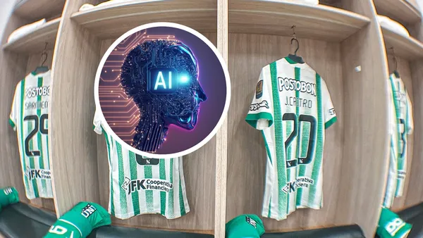 Esta es la propuesta de la camiseta para Atlético Nacional según la Inteligencia Artificial