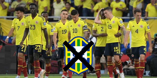 Esta estrella de la Selección Colombia, se perdería el partido contra la Selección de Brasil.