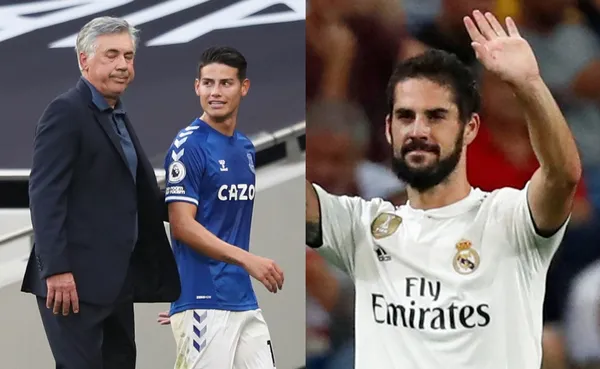 Esta sería la razón por la que Carlo Ancelotti convencería a Isco de fichar al Everton e incluiría a James Rodríguez.