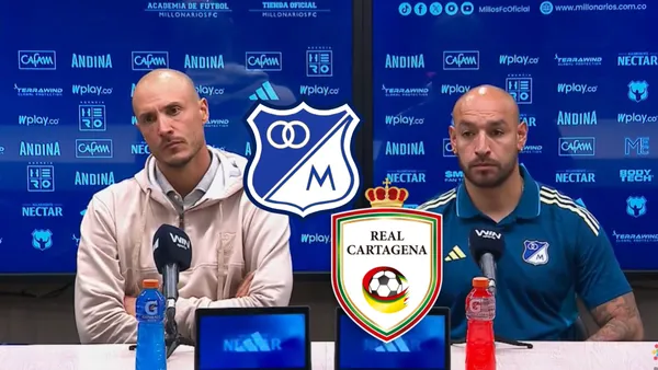 Estas fueron las declaraciones de David González en rueda de prensa post partido Foto: Escudoteca y Captura de DIMAYOR