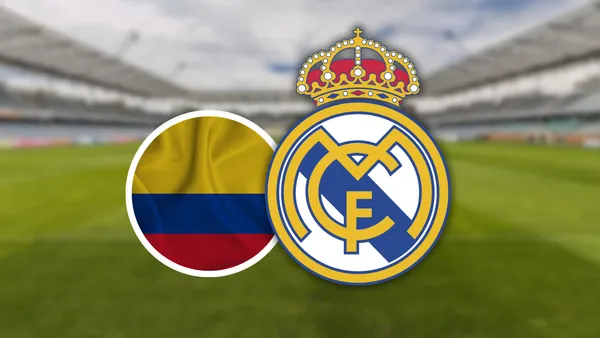 Este colombiano puso a celebrar a una leyenda del Real Madrid con su golazo Foto: Pexels y Escudoteca