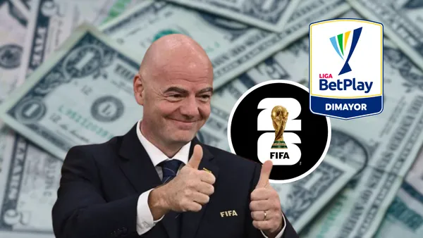 Este dinero podría entrar a la Liga Beptlay en 2026 por cuenta de la FIFA Foto: FIFA, Escudoteca y Pexels