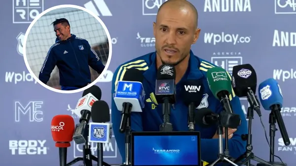 Este es el mensaje de David González en rueda de prensa sobre la salida de Falcao Foto: Caprtura de MFC en YouTube y MFC