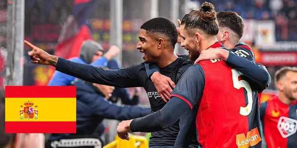 Este futbolista colombo italiano fue cedido por el Inter de Milán y ahora jugará en España.