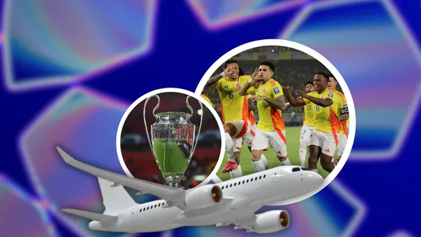 Este jugador colombiano fue a ver a su equipo en la Champions League aunque perdió Foto: UCL, FCF y Pexels