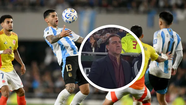 Estos fueron los tres errores que impidieron que Colombia venciera a Argentina. Foto: Conmebol y Captura de Gol Caracol