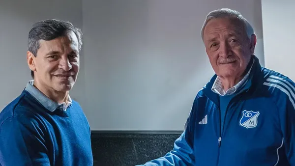 Fabián Bustos, nuevo entrenador de Millonarios FC - X @MillosFCoficial