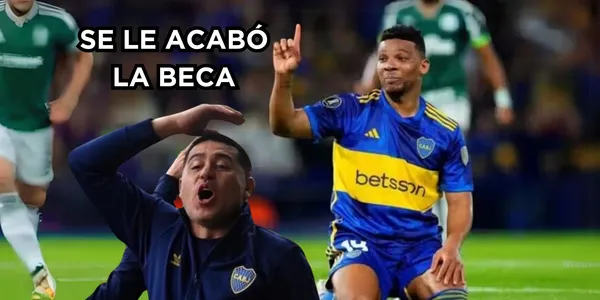 Fabra la pasa mal en Boca Juniors. Foto tomada de One Football y Radio 3 Cadena Patagonia.