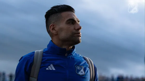 Falcao García. Foto: redes de Millonarios.