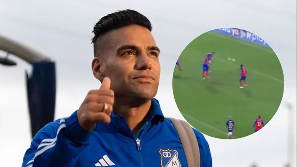 Falcao García. Foto: redes de Millonarios.