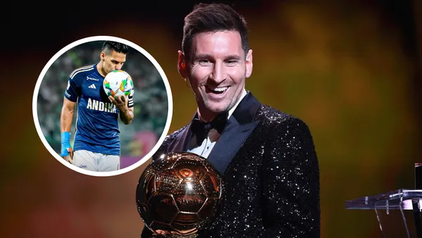 Falcao García y Lionel Messi Foto: Falcao y EU