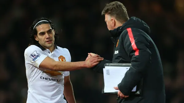 Falcao y su relación con Van Gaal en el Manchester