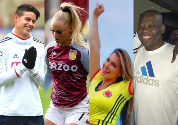 Faustino Asprilla es conocido por el tema con Esperanza Gómez y James Rodríguez coincidió en Inglaterra con una jugadora que dicen le llamó la atención.